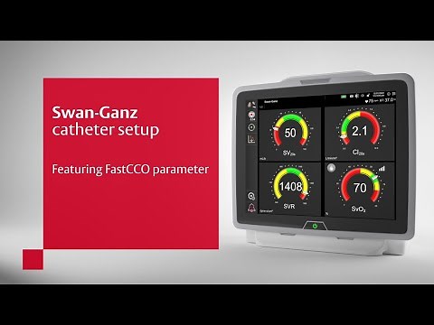 Swan-Ganz catheter setup - Featuring Fast CCO parameter