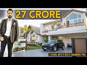 27 Crore Luxury Mansion with Swimming Pool & 9 Bedrooms Tour by Syed Brother