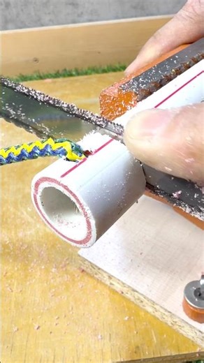 Genius PVC Lifehack! 🛠️ | DIY Clothesline Idea #shorts