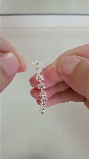 Daisy Ring Tutorial #beads #beadedjewelry #jewelry #diy#diyring #diybracelet #handmade