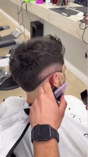 Mid Drop Fade Tutorial with Clippers | Barber Haircut #fade #barber #clipper