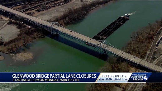 Long-term Glenwood Bridge lane closures to impact Pittsburgh traffic