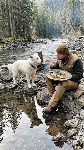 Cooking Fish in Primitive Mud 🐟#fish