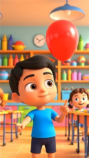 Red Blue Yellow | Learn Colors for Kids | 3D Cartoon Learning #shorts