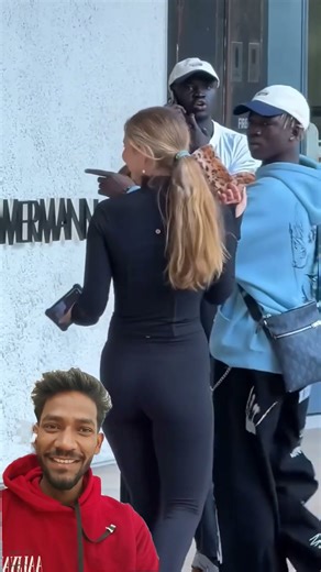 The girl's hat is gone