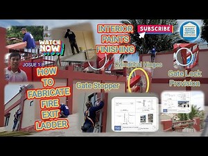 HOW TO FABRICATE & INSTALL A FIRE EXIT LADDER