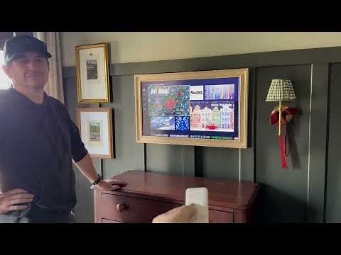 DIY Frame TV frame Tutorial