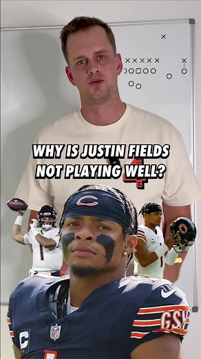 4 consecutive plays to explain Justin Fields’ struggles. #justinfields #chicagobears #nfl #quarterback #qb1 #justinfieldsedit #football