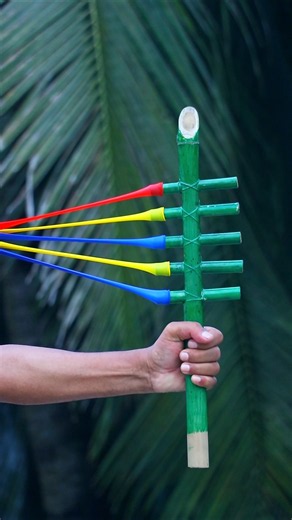 bamboo balloon experiment with new idea #carfts #bamboo #diy