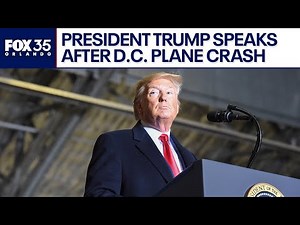 WATCH LIVE: President Trump speaks after D.C. plane crash