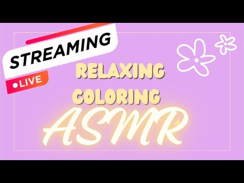 🎨 Live Coloring – Relax & Color With Me