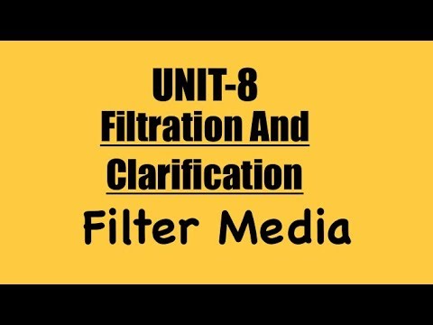 Unit-8| Filtration And Clarification | Filter Media | Pharmaceutics-I | Lecture - 2 | B & D Pharmacy