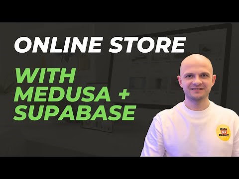 Build a Full E-Commerce Store with Medusa.js + Supabase in 2025 (Complete Guide)