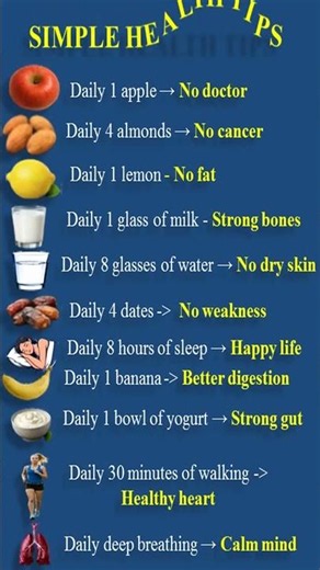 Improve Your Health with These Simple Daily Tips