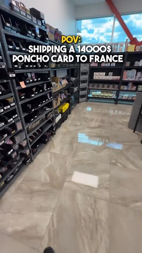 408K views · 5K reactions | POV: Shipping a 14 000$ Poncho Card to France  #pov #pokemon #zardocards #shipping | Zardo_Cards | Facebook