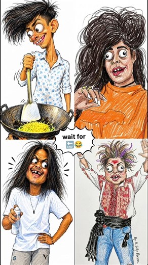 #FunnySketch #Caricature #SketchComedy #FunnyDrawing #Shorts