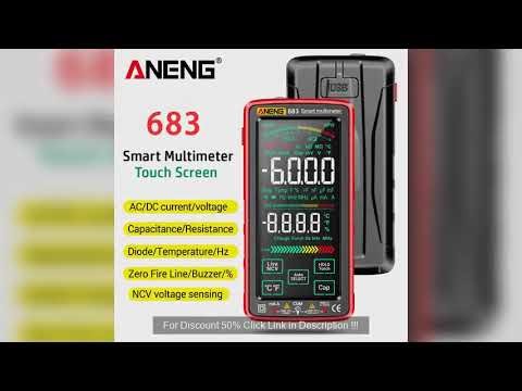 ANENG 683 Smart Multimeter High-end Touch 6000 Counts Multimetro Test Super Discount 50%