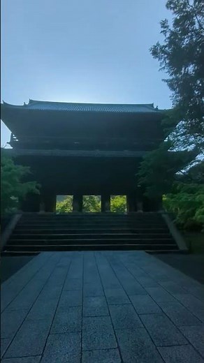 【京都】朝さんぽ02 南禅寺 山門 臨済宗 苔 緑 Moss green 湯豆腐 順正 金地院 世界遺産 World Heritage Nanzen-ji temple KYOTO 東山 座禅 ZEN