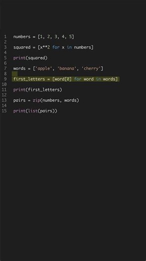 Python One-Liners in 60s - Cleaner Code #shorts
