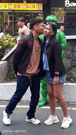 #kissingscenes with #greensoldier ‪@Titonoelofficial‬ #comedy #entertainment at #baguiocity