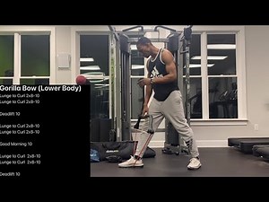 10min Gorilla Bow Workout (Lower Body)