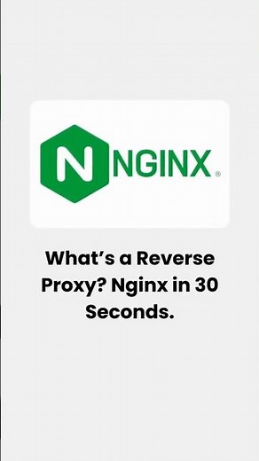 What's a Reverse Proxy? Nginx in 30 Seconds.