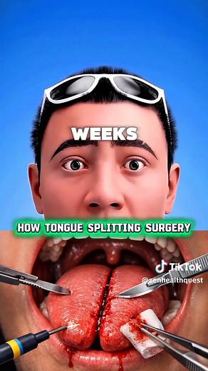 Ever wondered how tongue splitting surgery is actually performed....... #tongue #tonguesurgery #tonguesplitting #surgery