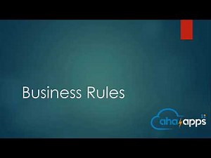Introduction to Business Rules