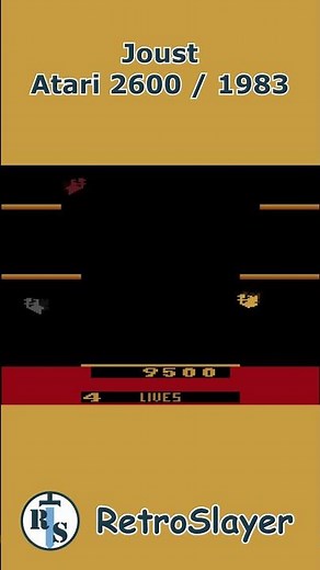 Joust Gameplay Atari 2600 #retrogaming #atari2600 #joust