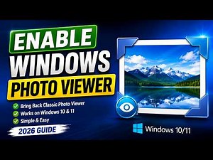 How to Restore Windows Photo Viewer on Windows 10 & 11 (2026)