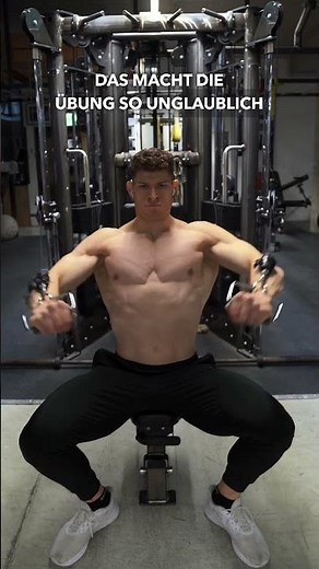 Seated Cable Press - Tutorial 💪🏻 #muskelaufbau #fitness #bodybuilding