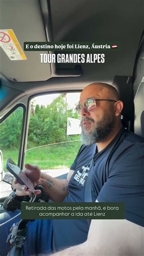 E o destino hoje foi Lienz, Áustria | Tour Grandes Alpes 🏍️ #shorts