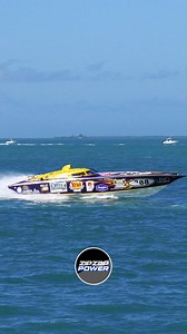 Wide Open Herbott #racing #offshoreracing #speed #wideopen #fast #fountainpowerboats #raceboat | Zip Zap Power
