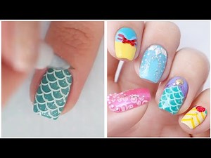 15+ Disney Princess Nail Art Designs | Easy & Cute Nail Compilation