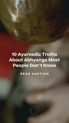 The Natural Law on Instagram: "In Ayurveda, Abhyanga — the self-oil massage — is more than skincare. It’s a sacred daily ritual that teaches the body to feel safe again. 🌿 When warm oil touches the skin, the nervous system exhales. The body remembers softness. The mind slows down. It’s how Ayurveda turns self-care into Sadhana — a spiritual practice. ✨ 10 Timeless Benefits of Abhyanga: 1. Sesame Oil — the King of Oils: Deeply nourishes tissues, balances Vata, and strengthens the body. 2. Best T