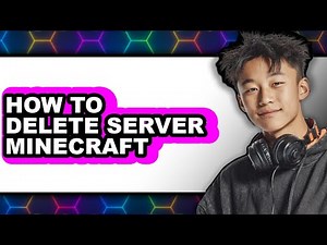 How to Delete Server Minecraft (updated)