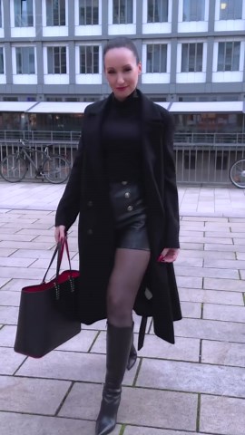 Vanessa Pur on Instagram: "Louboutin leather boots and wool coat for shopping in the city. During Christmas shopping it will look a bit different, but I am happy to share some more videos on my channel. If you like to see Part 2 (the long version), check my YouTube channel (link in profile) // Song: Only Yours - Adelyn Paik #louboutin #boots #leatherboots #shopping #walking #woolcoat #handbag"