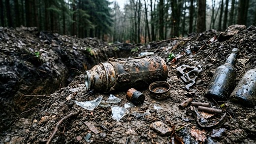 What they dug out of this WW2 battlefield hole felt like opening a time capsule