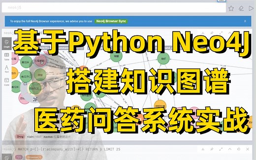 基于Python Neo4J 搭建知识图谱医药问答系统实战，迪哥手把手带你做项目！