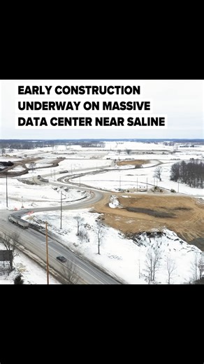 🔗: https://l.mlive.com/2ytd7q Groundwork on the massive “Stargate” data center is ongoing north of Michigan Avenue, marking the first visible step in the project as trucks and heavy equipment work to level portions of the 575‑acre site. (Jacob Hamilton | MLive) | The Ann Arbor News