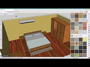 Sketchup bedroom tutorials for beginners(Sketchup Free)