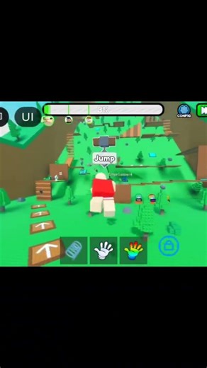 Joining the swing rope trend #shorts #roblox #trend