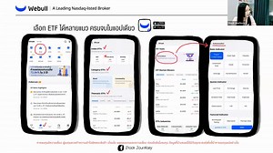 🚀 เริ่มต้นลงทุนใน Webull สำหรับมือใหม่ ครบทุกฟังก์ชันทั้ง 📊 ETF 💸 DCA ⚙️ Dynamic DCA 💰 ดอกเบี้ยเงินฝาก 3.75% คลิปนี้เป็นส่วนหนึ่งของงานสัมมนา บรรยายโดยเพจ Stock JourNoey และ Investment frappe ณ วันที่ 15 สิงหาคม 2568 *การลงทุนมีความเสี่ยง ผู้ลงทุนควรทำความเข้าใจลักษณะสินค้า เงื่อนไขผลตอบแทน และความเสี่ยงก่อนตัดสินใจลงทุน | Webull