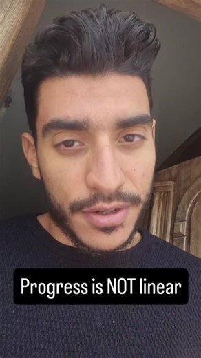 Progress is NOT linear. أما هذا مش سبب بش نفدو ولا نقصو بل سبب بش نقاومو و نشدو صحيح حتا كان طحنا
