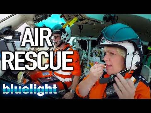 FALLEN onto Concrete (Helicopter Rescue) | Air Ambulance ER | Blue Light: Police & Emergency