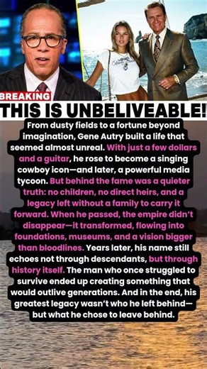 Gene Autry Was Rich Beyond Imagination, Look At His Family 28 Years Later #shorts orts