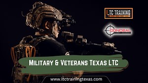 Military & Veterans Texas LTC | $40 Class Cost - Texas CHL