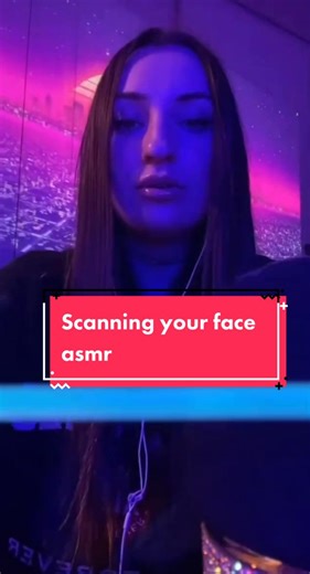 Relaxing Face Scanning ASMR with Glow Sticks | Rina ASMR