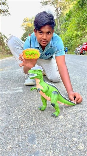 My New Rc Remote Control Dinosaur Big Size Unboxing And Testing #shorts