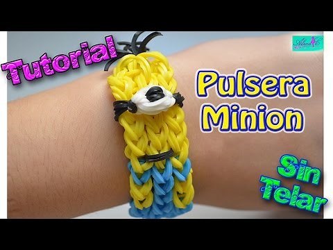 ♥ Tutorial: Minion Bracelet (without loom) ♥